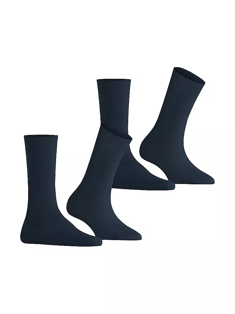 BURLINGTON | Damen Socken EVERYDAY 2-er Pkg. 36-41 marine | blau