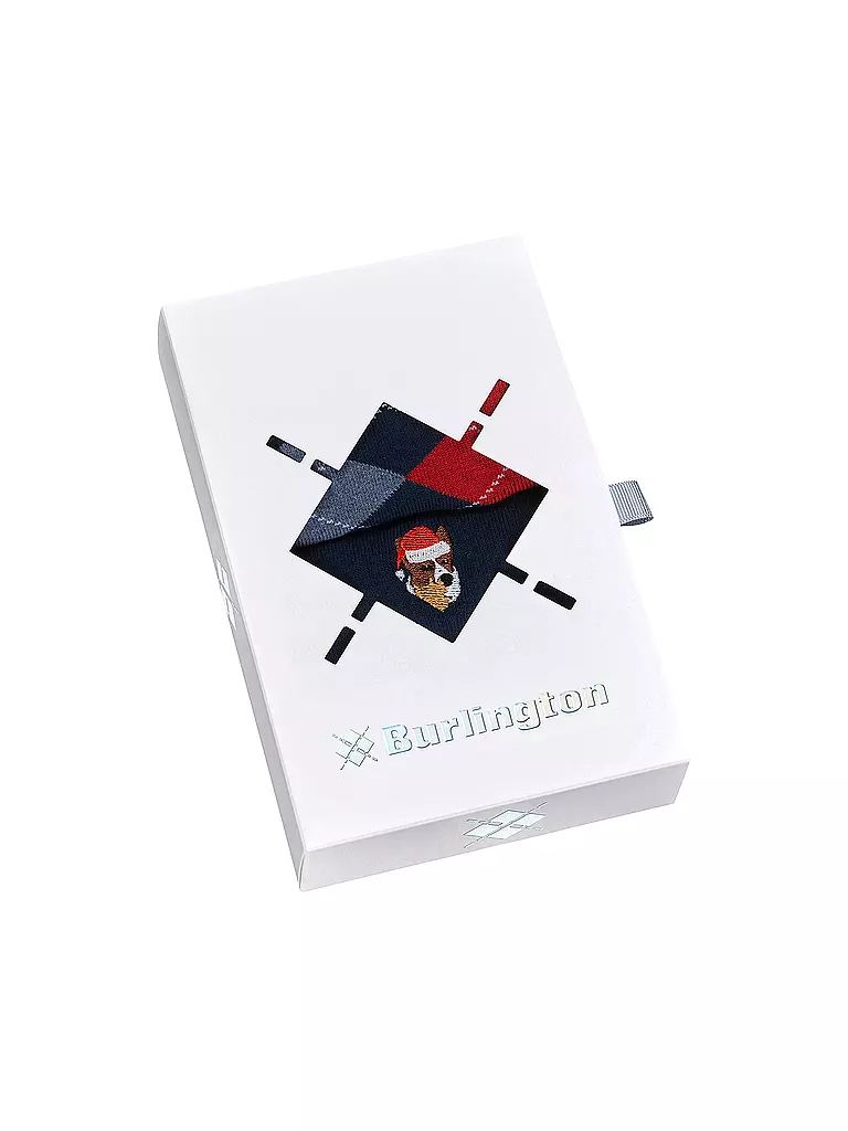 BURLINGTON | Damen Socken Geschenkebox 2er Pkg 36-41 EVERYDAY X-MAS BOX sortiment | dunkelblau