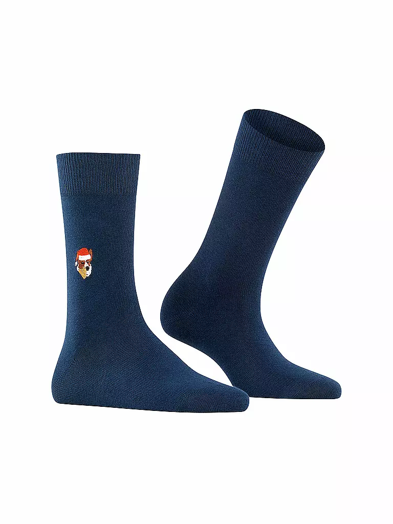 BURLINGTON | Damen Socken Geschenkebox 2er Pkg 36-41 EVERYDAY X-MAS BOX sortiment | dunkelblau