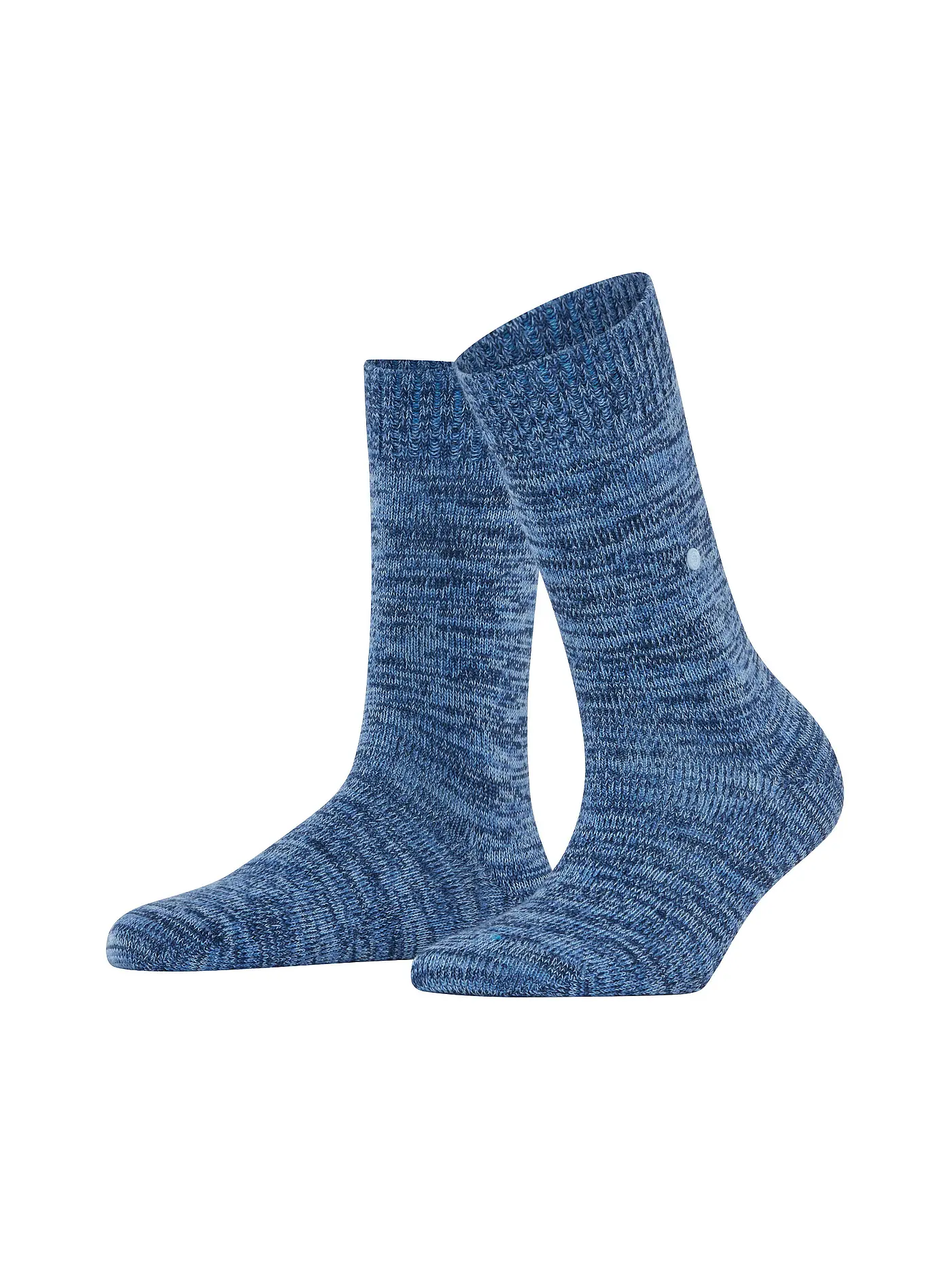 BURLINGTON | Damen Socken KNITTINGHAM 36-41 camel | blau