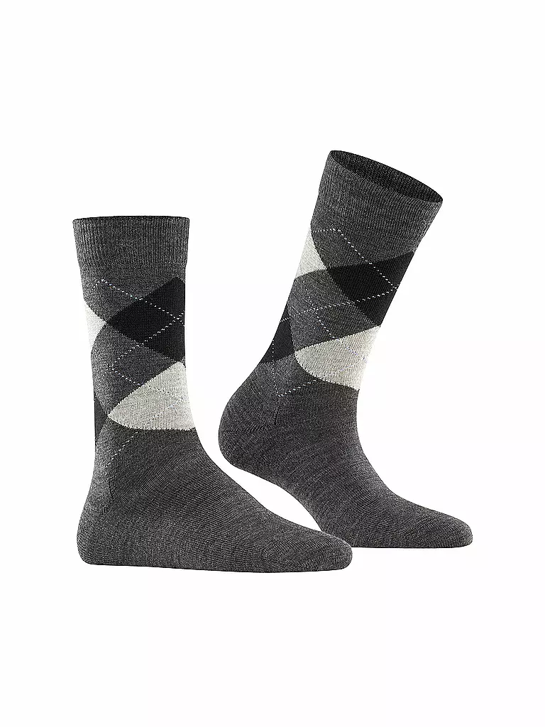 BURLINGTON | Damen Socken MARYLEBONE 36-41 anthra.mel | schwarz