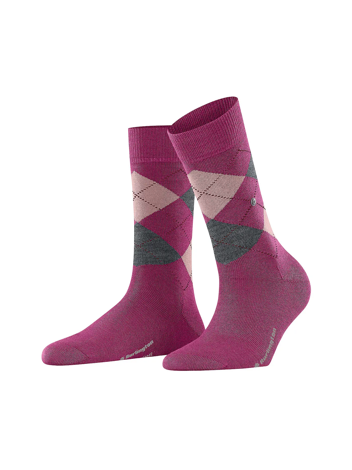BURLINGTON | Damen Socken MARYLEBONE 36-41 dark grey | pink