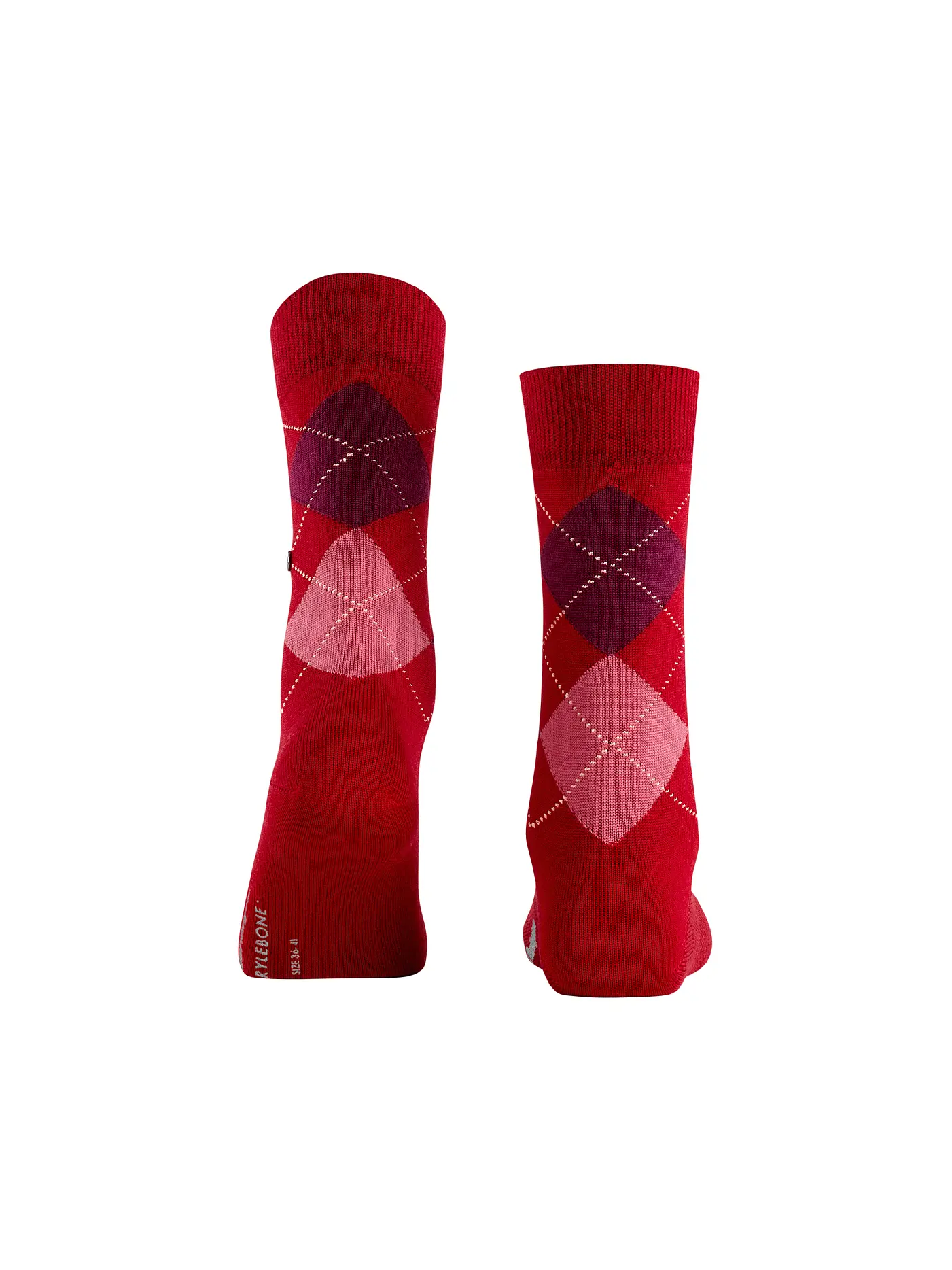 BURLINGTON | Damen Socken MARYLEBONE 36-41 cranberry | rot