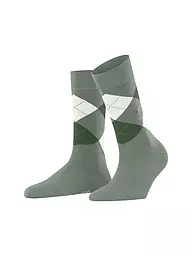BURLINGTON | Damen Socken MARYLEBONE 36-41 dark brown | hellgrün