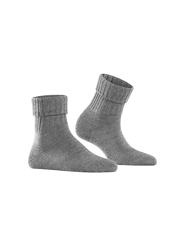 BURLINGTON | Damen Socken PLYMOUTH 36-41 dark grey | creme