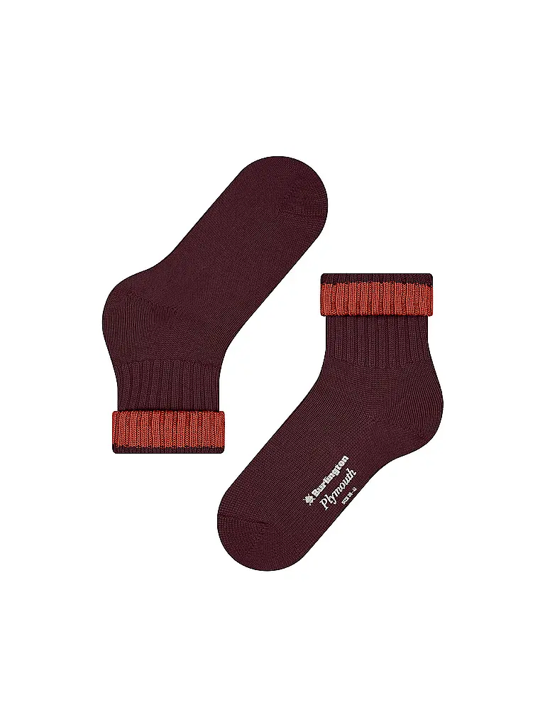 BURLINGTON | Damen Socken PLYMOUTH 36-41 wine | dunkelrot