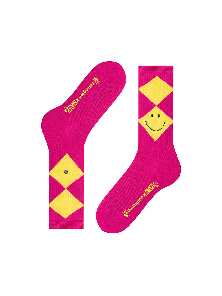 BURLINGTON | Damen Socken SMILEY 36-41 gloss | pink