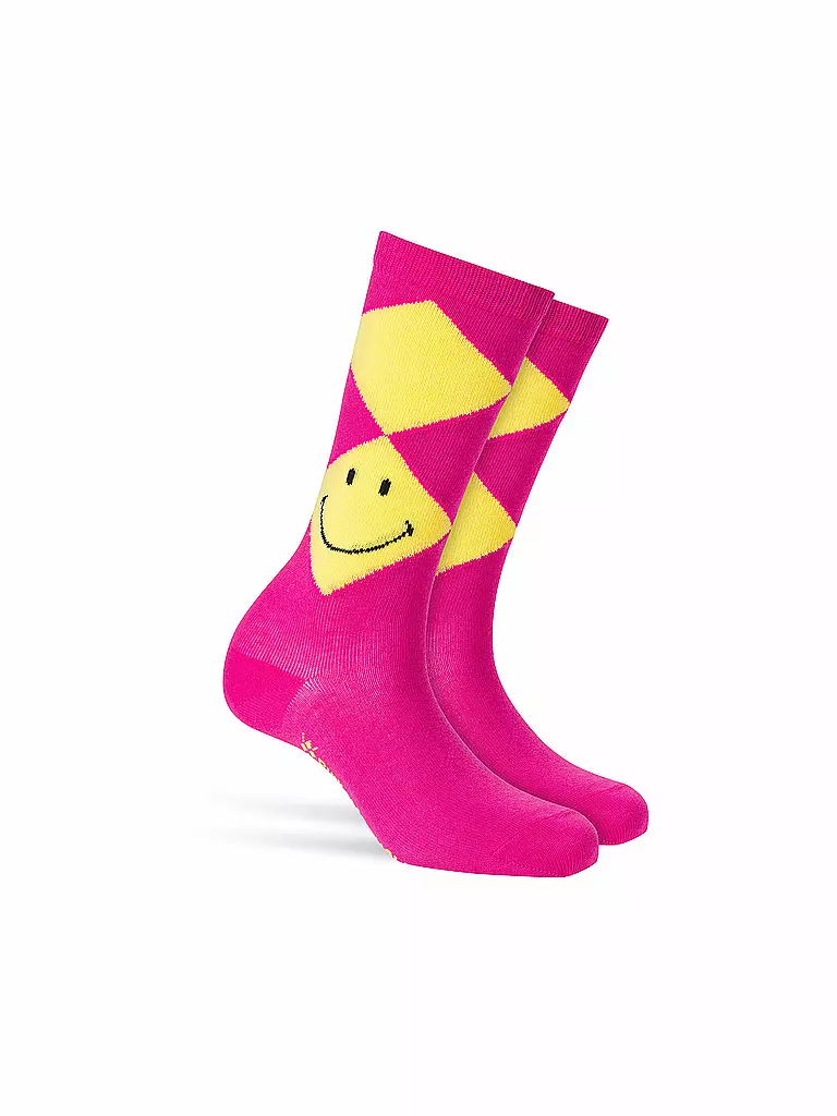 BURLINGTON | Damen Socken SMILEY 36-41 gloss | pink