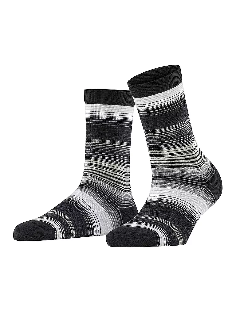 BURLINGTON | Damen Socken STRIPE 36-41  lblack | schwarz