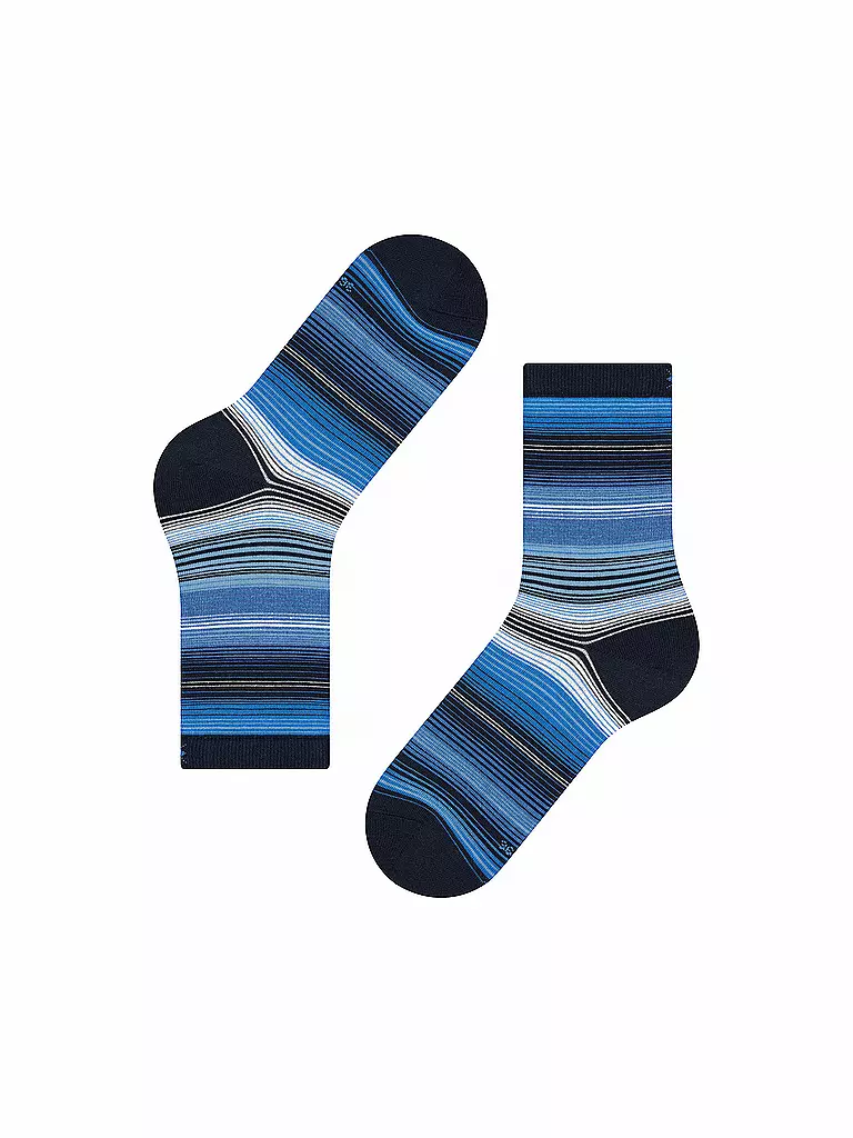 BURLINGTON | Damen Socken STRIPE 36-41 marine | schwarz