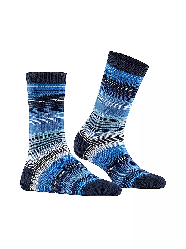 BURLINGTON | Damen Socken STRIPE 36-41 marine | blau