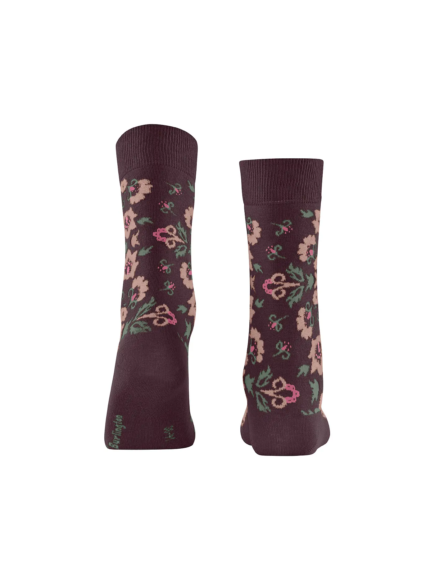 BURLINGTON | Damen Socken VELVET BLOOMS 36-41 barolo | dunkelrot