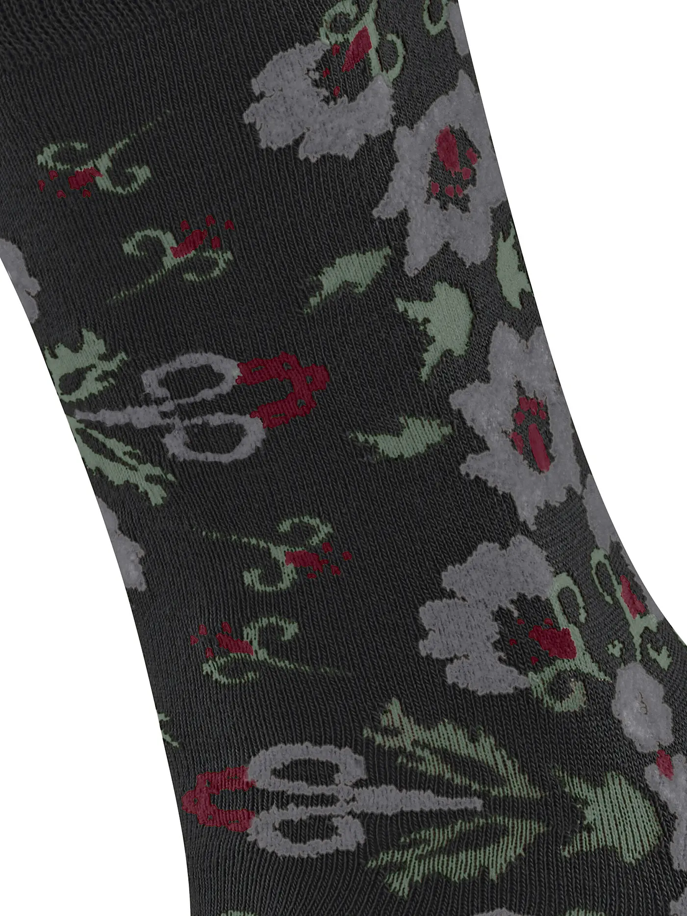 BURLINGTON | Damen Socken VELVET BLOOMS 36-41 black | schwarz