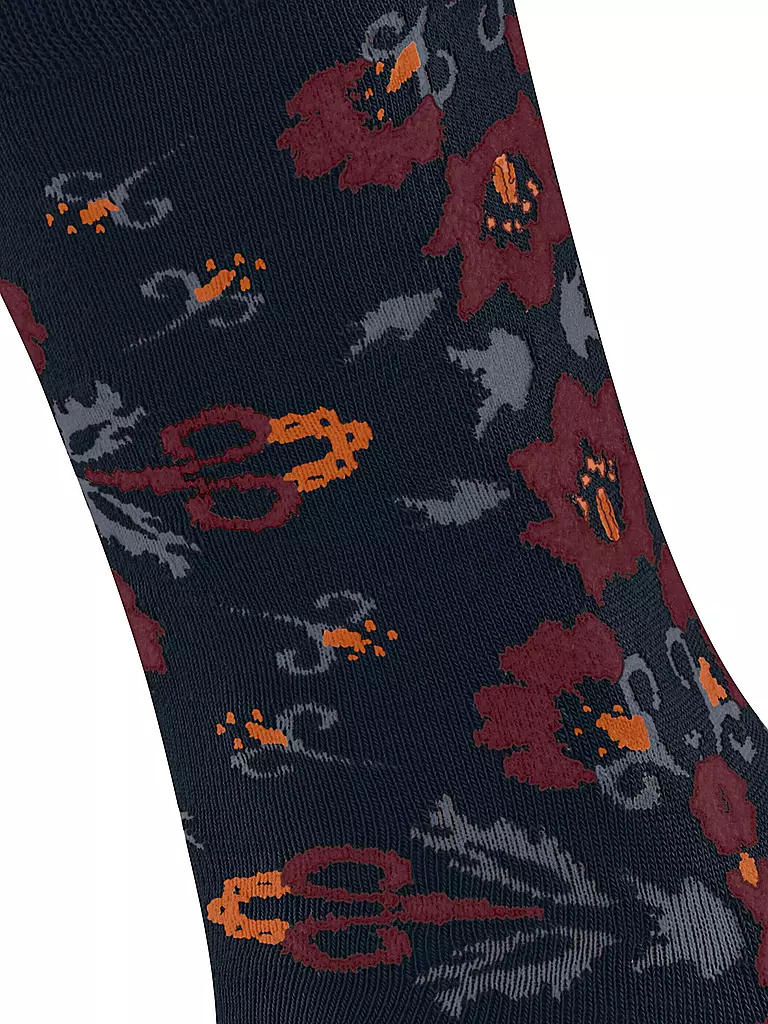 BURLINGTON | Damen Socken VELVET BLOOMS 36-41 marine | dunkelblau