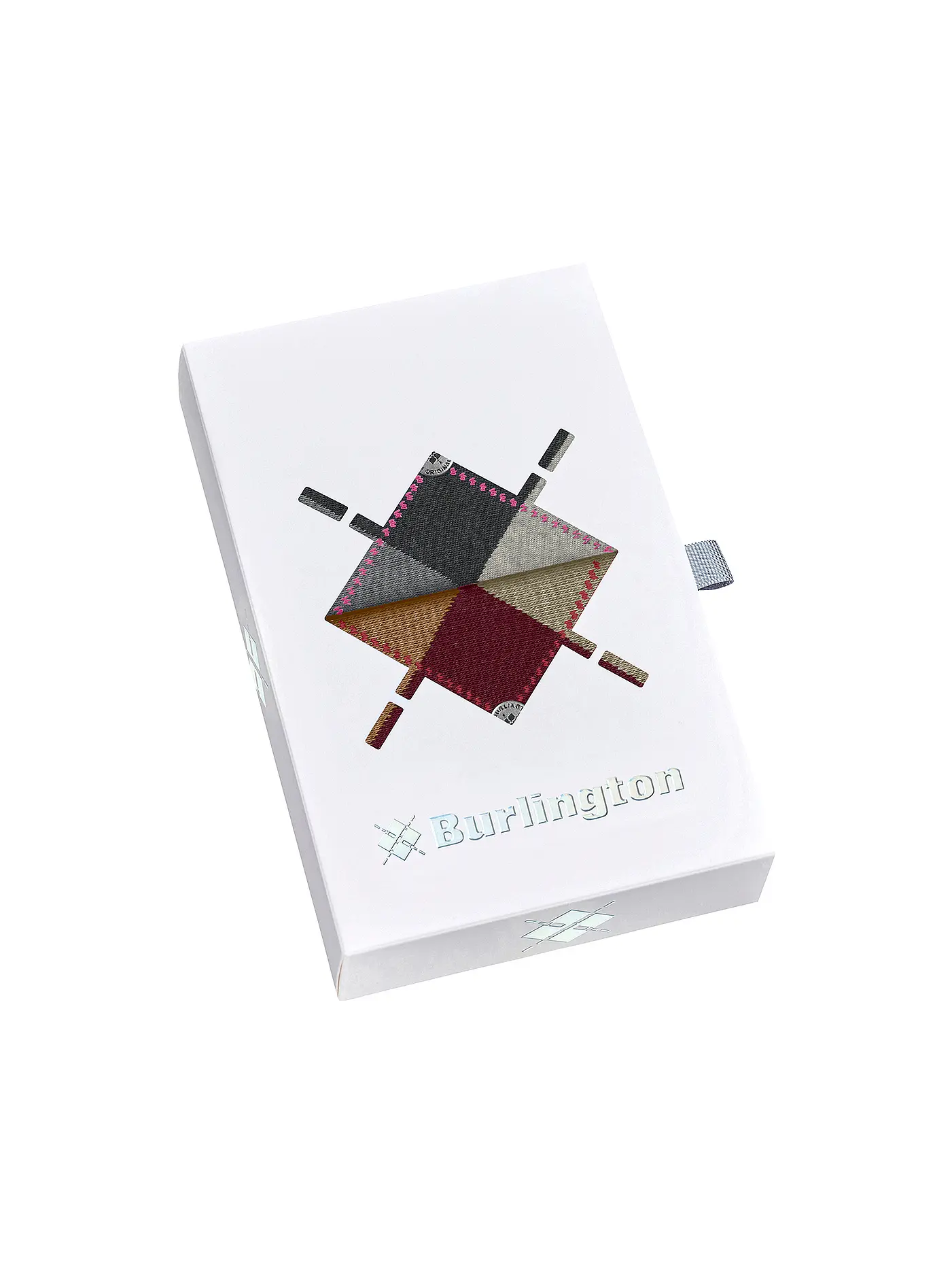 BURLINGTON | Geschenkbox Socken 2er Set 36-41 sortiment | dunkelrot