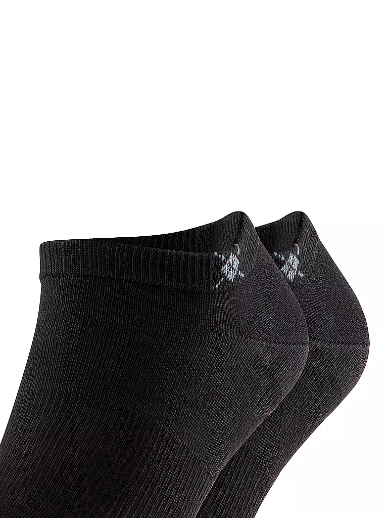 BURLINGTON | Herren Sneaker Socken EVERYDAY 2-er Pkg. 40-46 black | olive