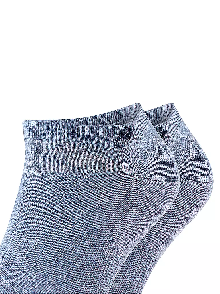 BURLINGTON | Herren Sneaker Socken EVERYDAY 2-er Pkg. 40-46 light jean | blau