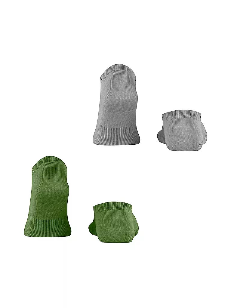 BURLINGTON | Herren Sneaker Socken EVERYDAY 2-er Pkg. 40-46 palm tree | beige
