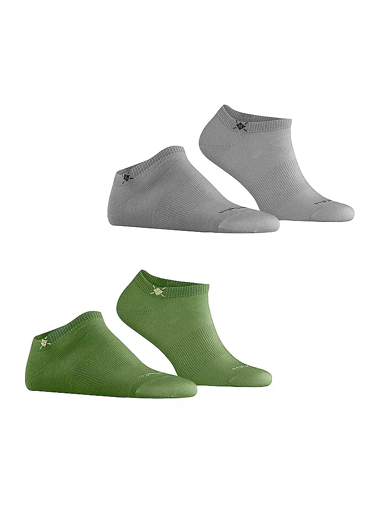 BURLINGTON | Herren Sneaker Socken EVERYDAY 2-er Pkg. 40-46 palm tree | beige