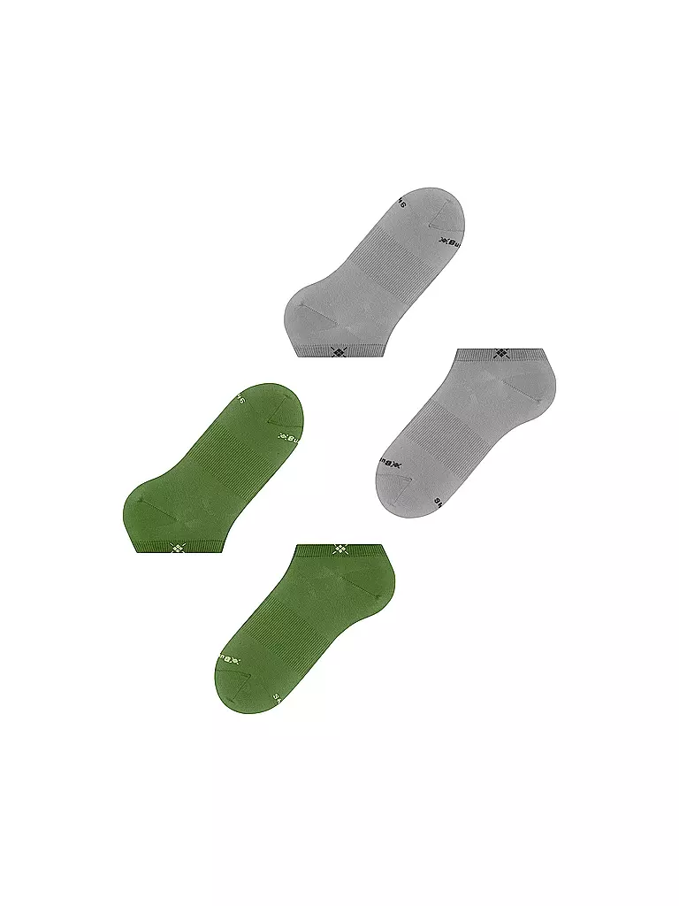 BURLINGTON | Herren Sneaker Socken EVERYDAY 2-er Pkg. 40-46 palm tree | beige