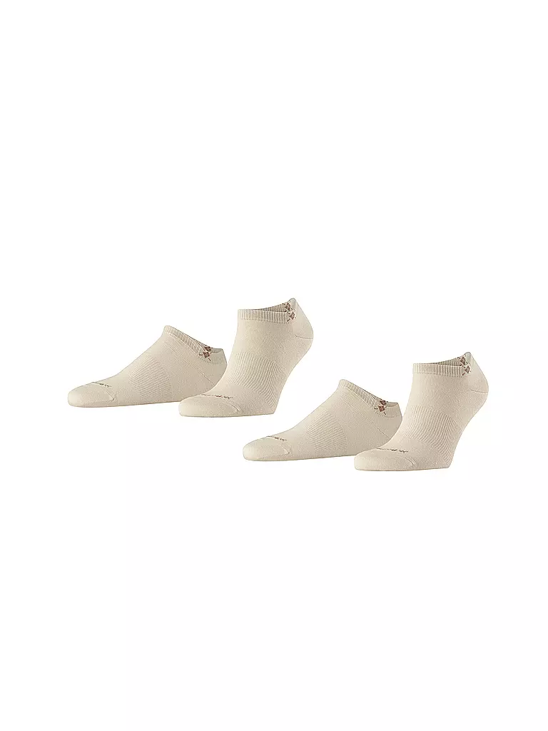 BURLINGTON | Herren Sneaker Socken EVERYDAY 2-er Pkg. 40-46 sandstone | olive