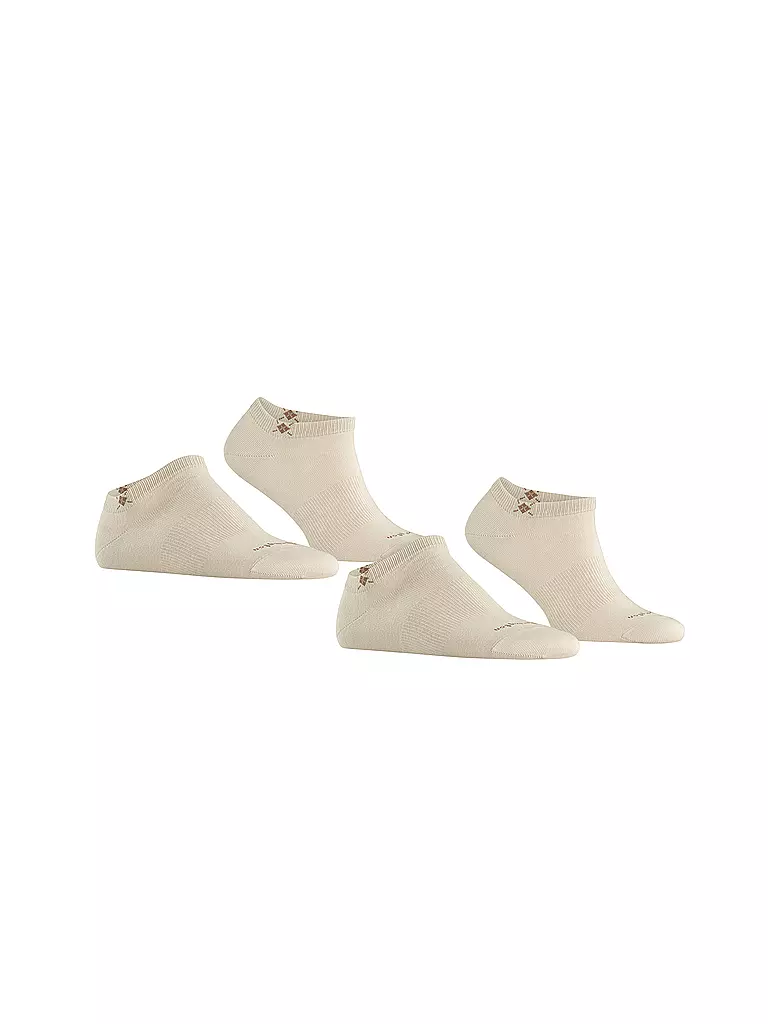 BURLINGTON | Herren Sneaker Socken EVERYDAY 2-er Pkg. 40-46 sandstone | olive
