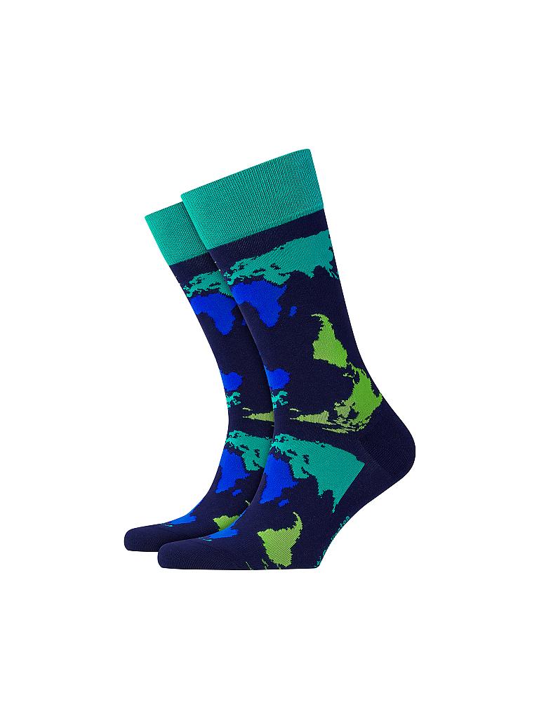 BURLINGTON | Herren Socken "Earth Day" 40-46 | blau