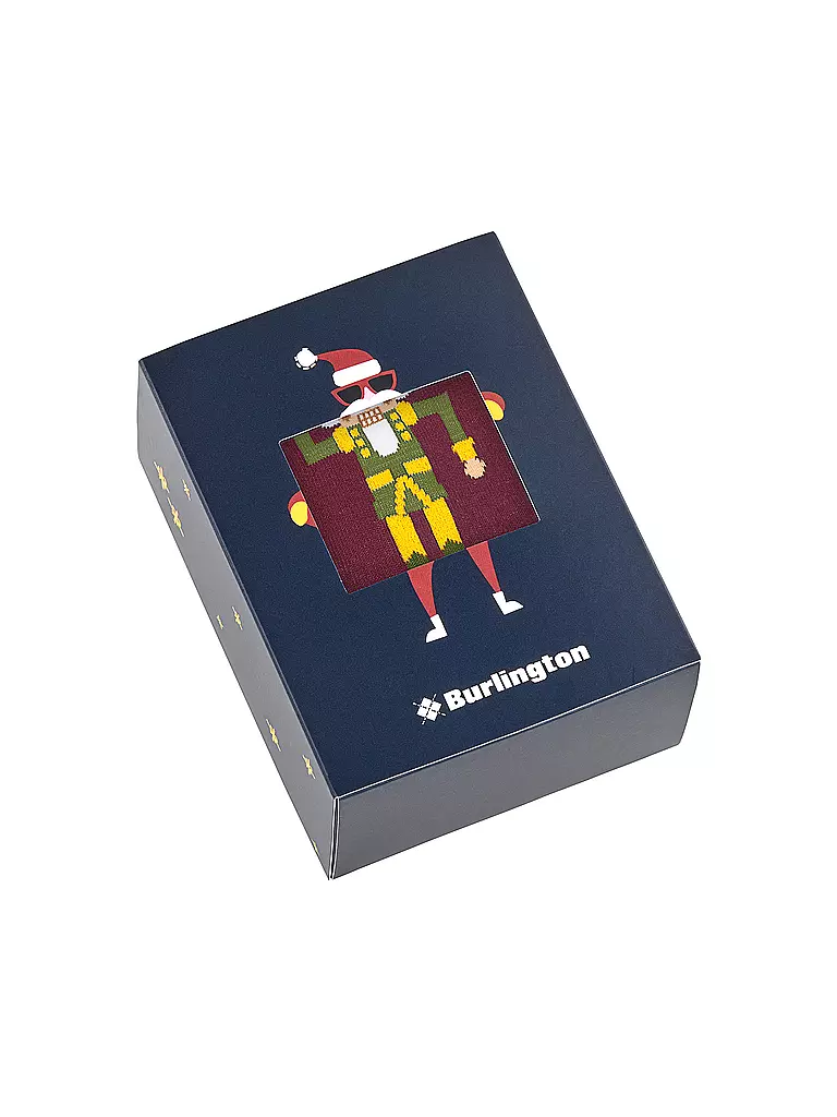 BURLINGTON | Herren Socken 2-er Pkg. X-MAS GIFT BOX 40-46 sortiment | dunkelblau