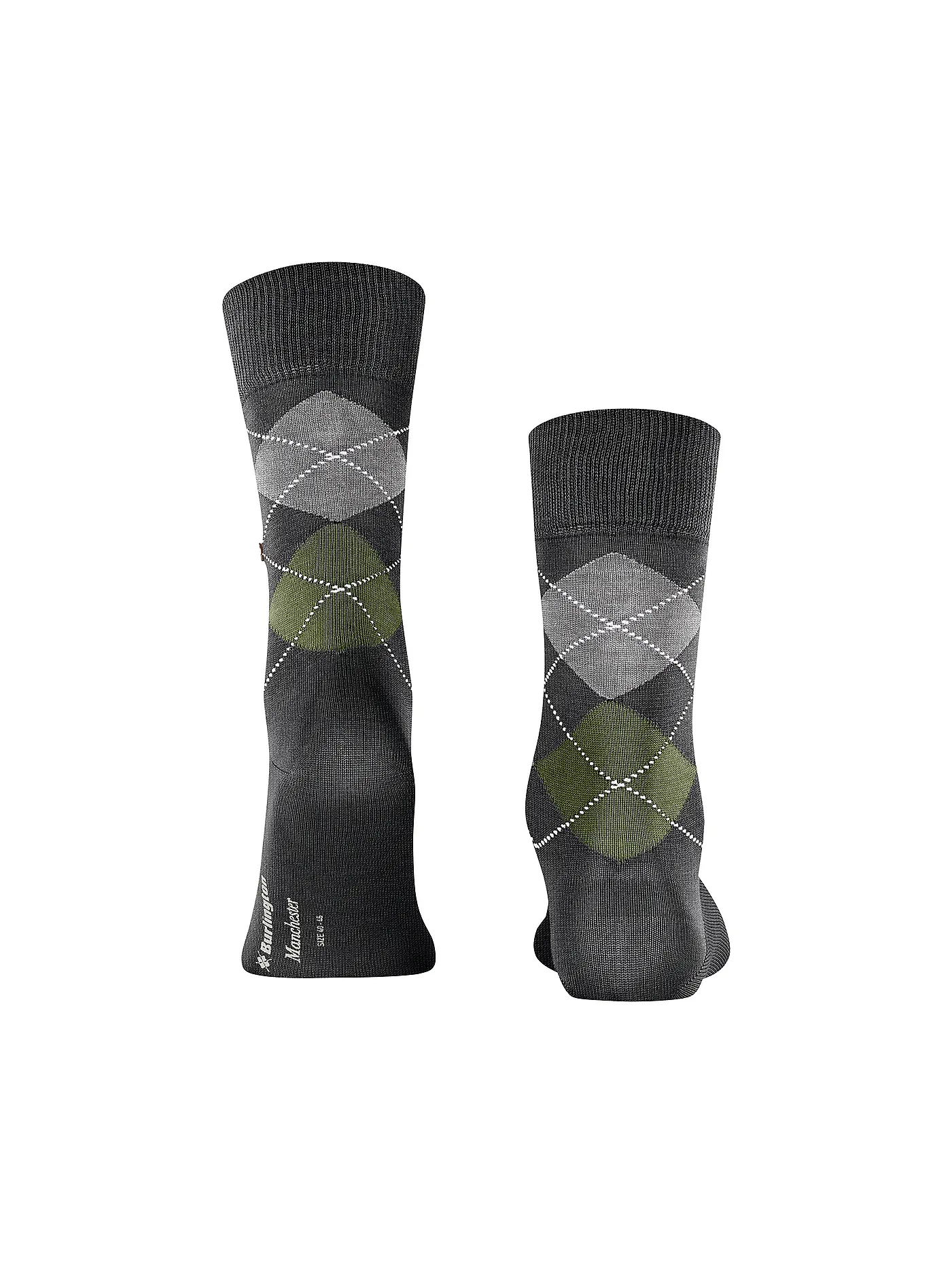 BURLINGTON | Herren Socken 40-46 MANCHESTER anthracite melange | grau