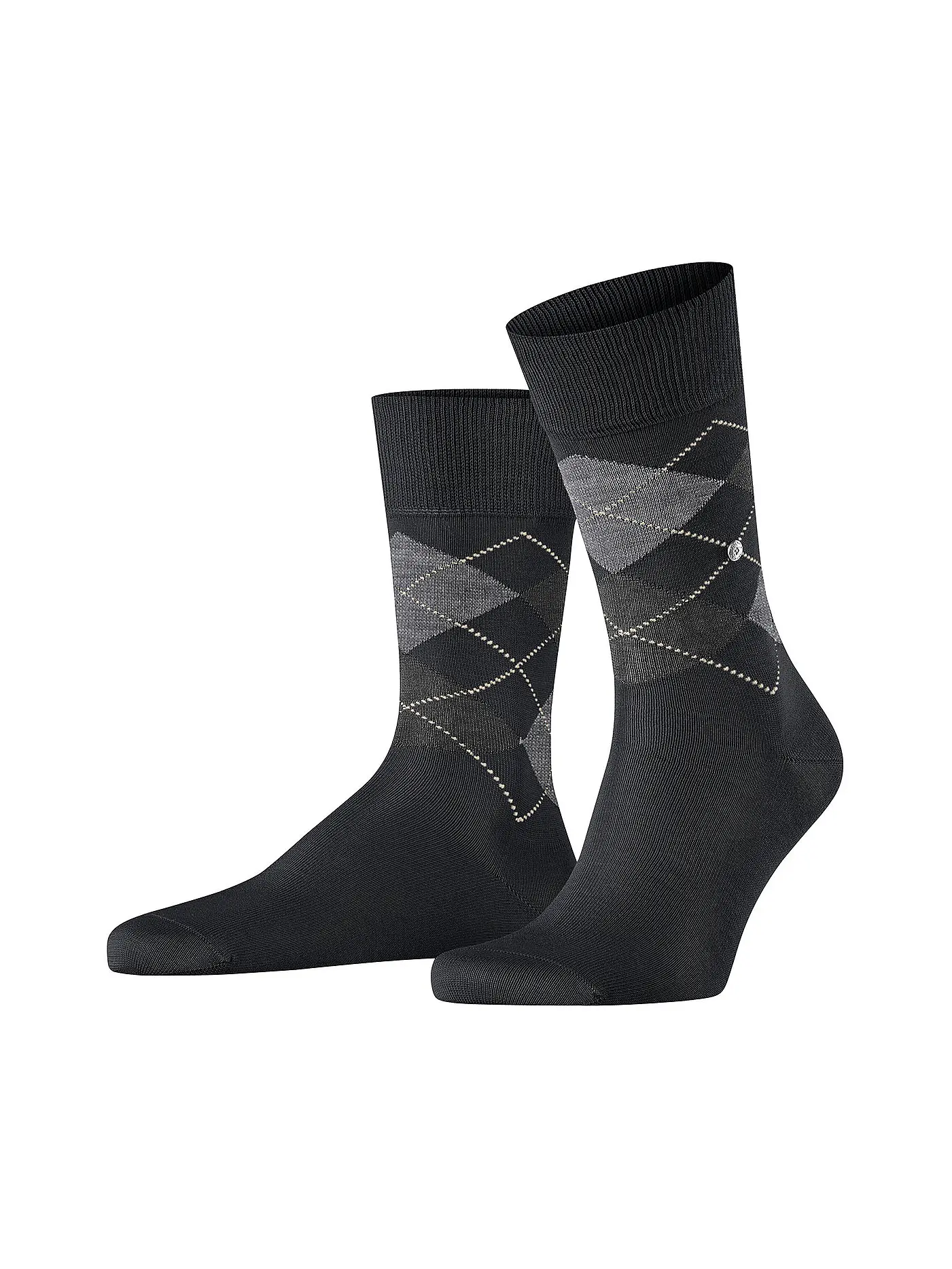 BURLINGTON | Herren Socken MANCHESTER 40-46 concrete melange | schwarz