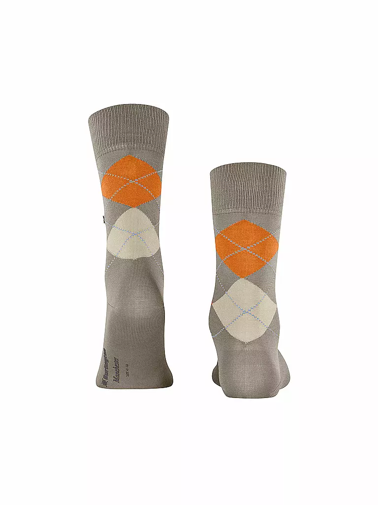 BURLINGTON | Herren Socken 40-46 MANCHESTER cognac | hellgrau