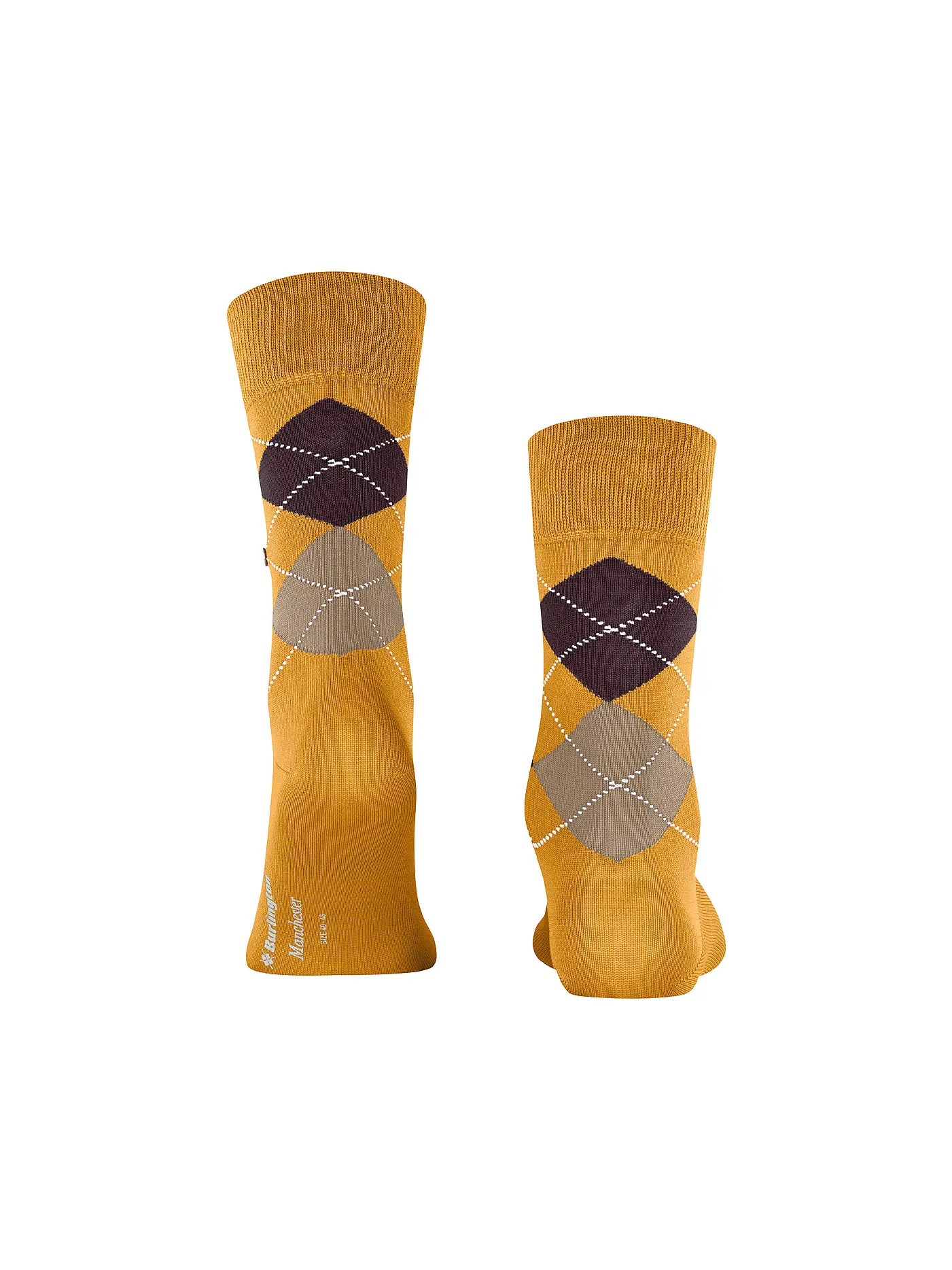 BURLINGTON | Herren Socken 40-46 MANCHESTER dottergelb | gelb