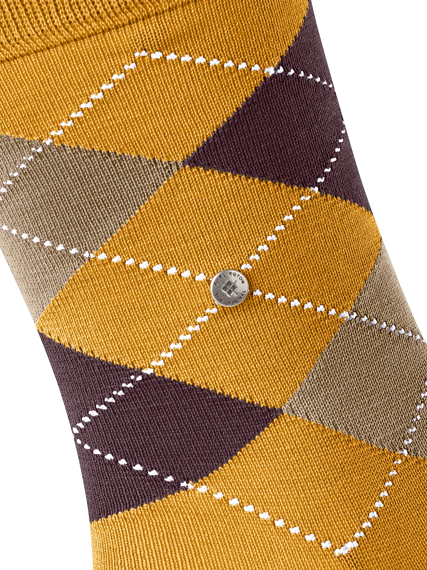 BURLINGTON | Herren Socken 40-46 MANCHESTER dottergelb | gelb
