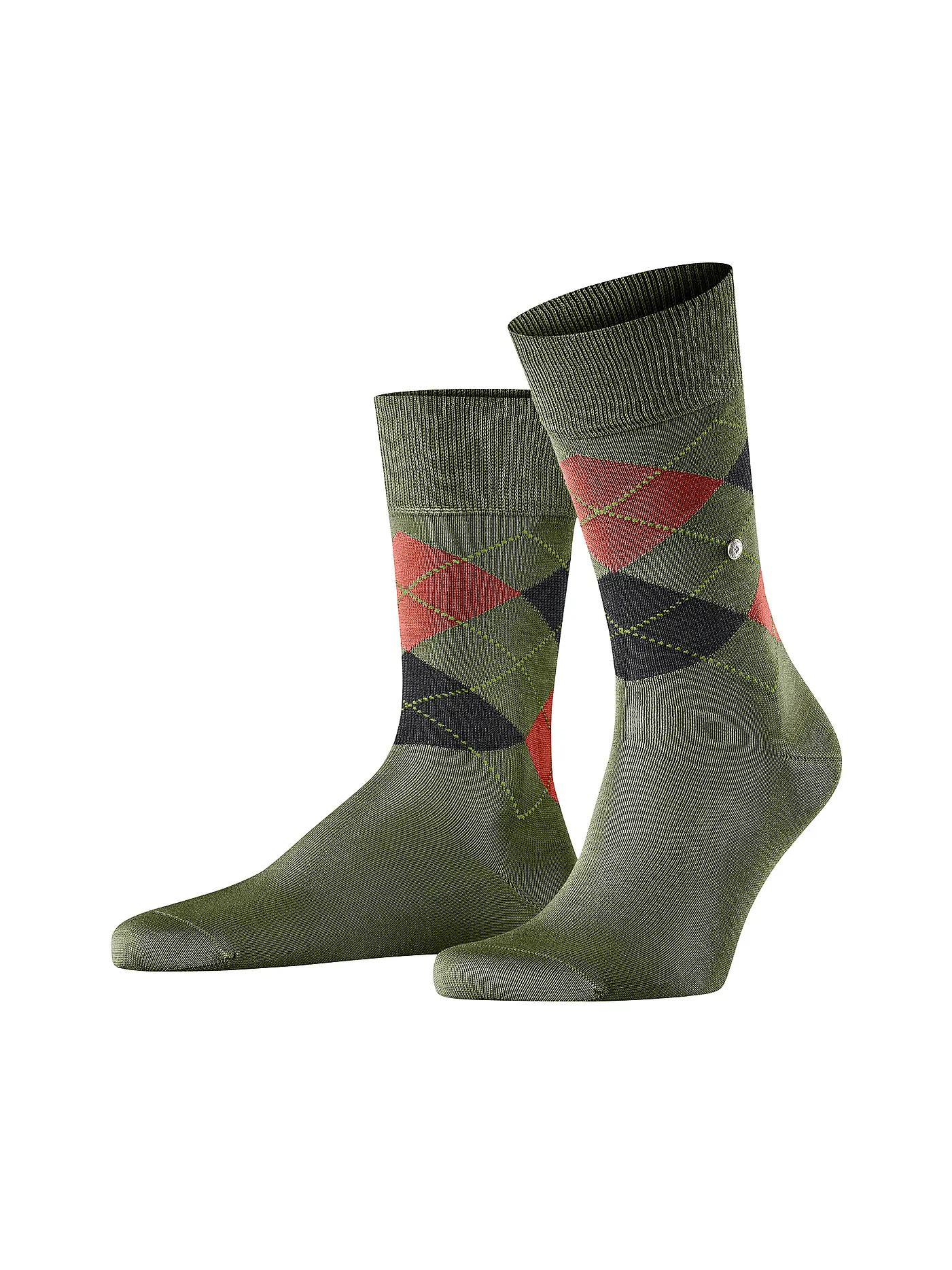BURLINGTON | Herren Socken MANCHESTER 40-46 concrete melange | olive