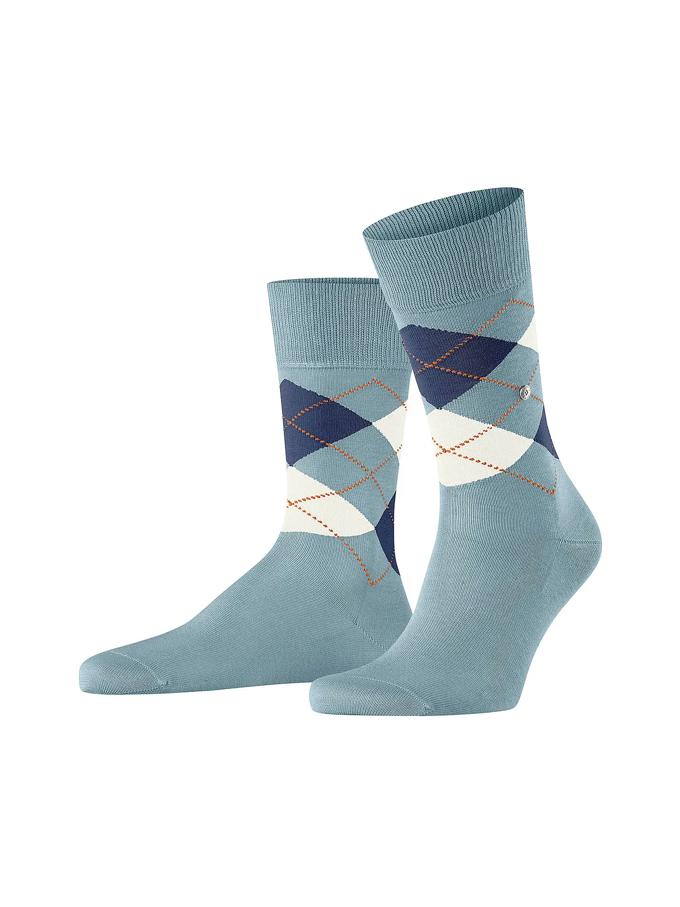 BURLINGTON | Herren Socken MANCHESTER 40-46 concrete melange | blau