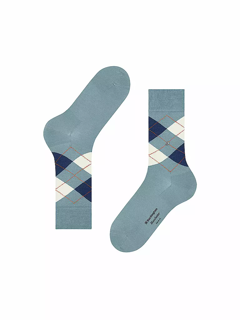 BURLINGTON | Herren Socken 40-46 MANCHESTER fresco | hellgrau