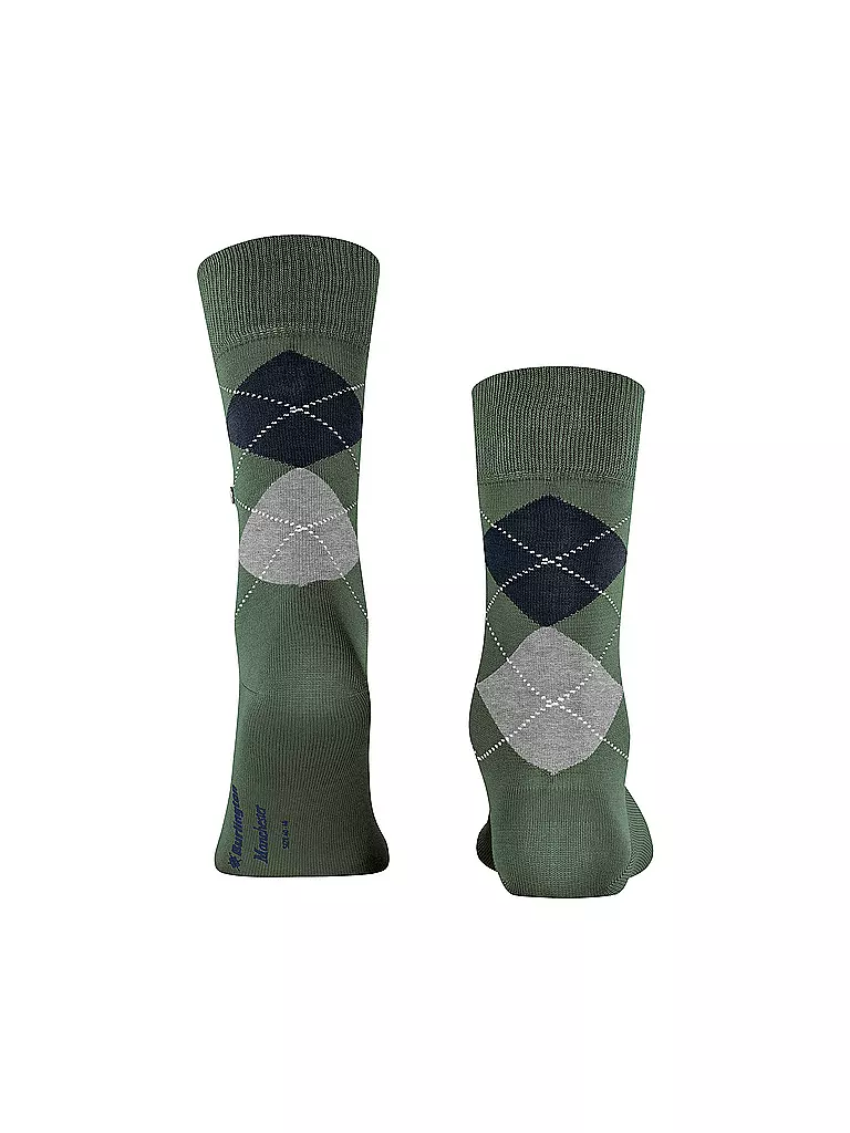 BURLINGTON | Herren Socken 40-46 MANCHESTER mountain green | hellgrau