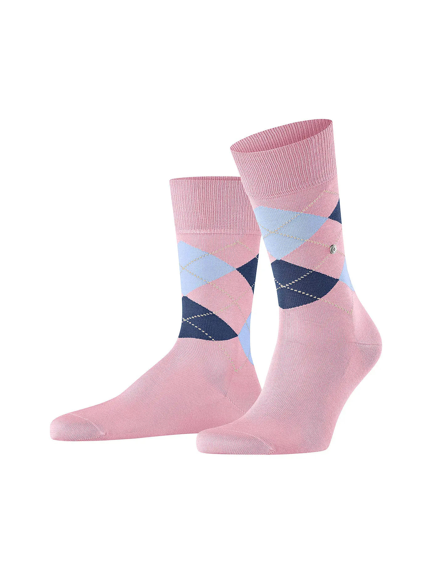 BURLINGTON | Herren Socken MANCHESTER 40-46 concrete melange | rosa