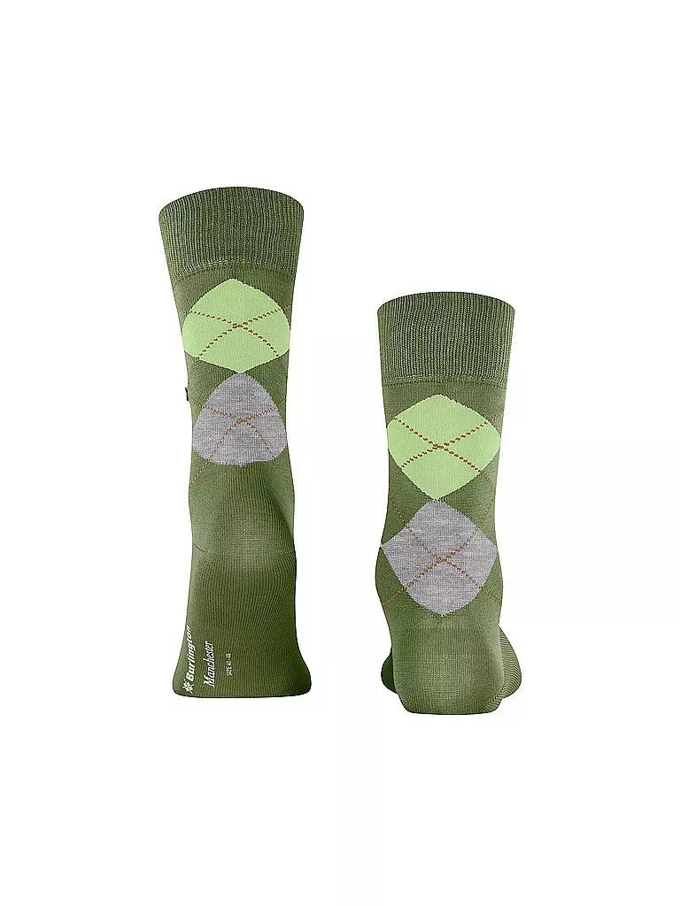 BURLINGTON | Herren Socken 40-46 MANCHESTER shamrock | hellgrau