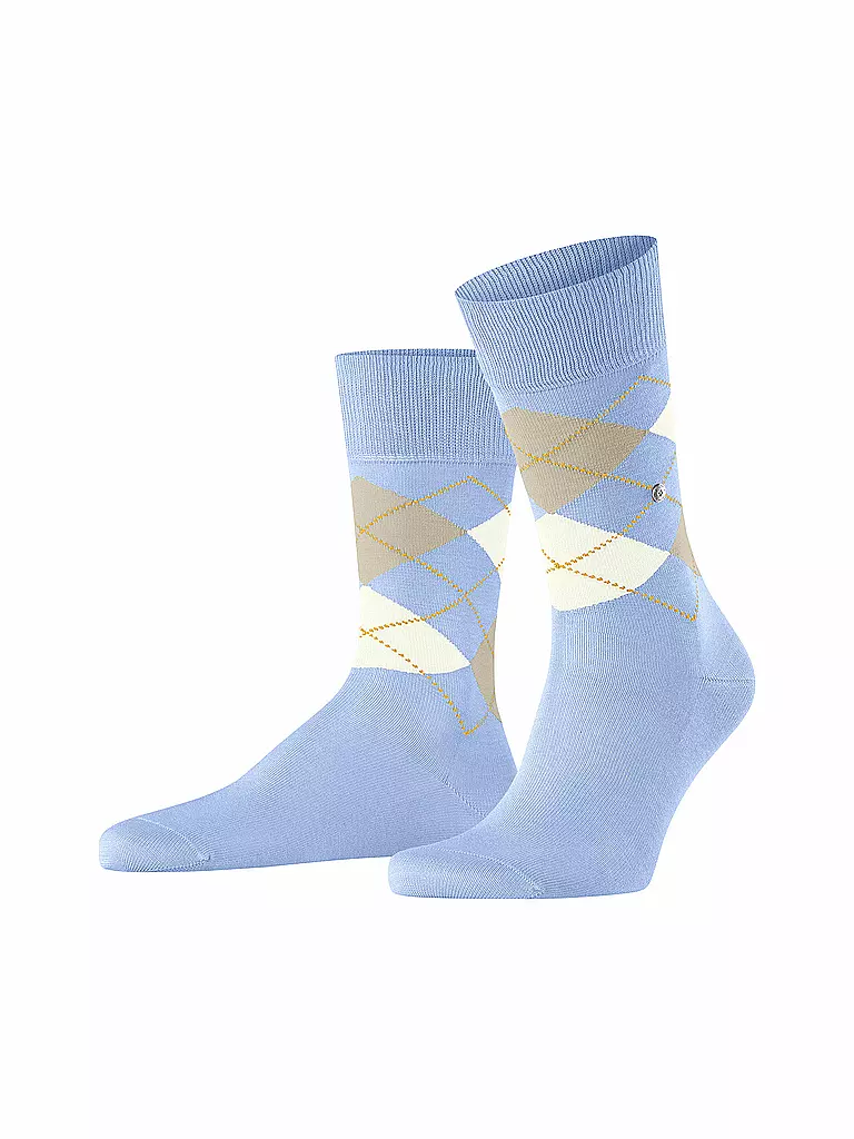 BURLINGTON | Herren Socken 40-46 MANCHESTER sky blue | blau