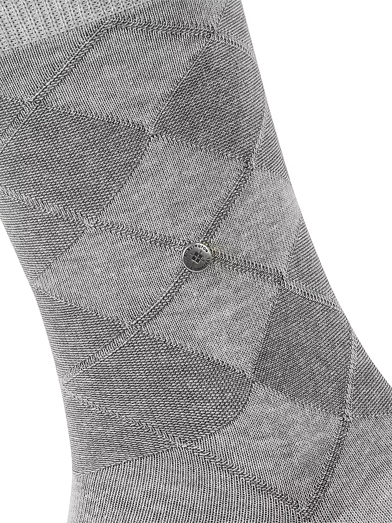 BURLINGTON | Herren Socken BOLTON 40-46 light grey | grau