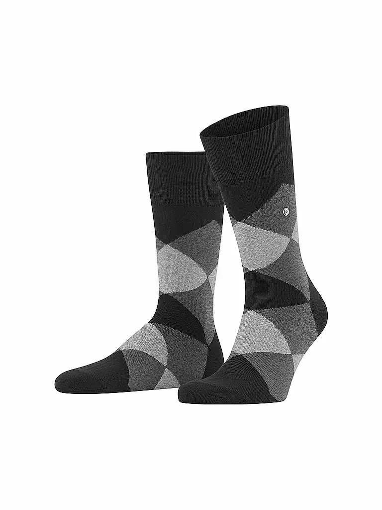 BURLINGTON | Herren Socken CLYDE 40-46 black | schwarz