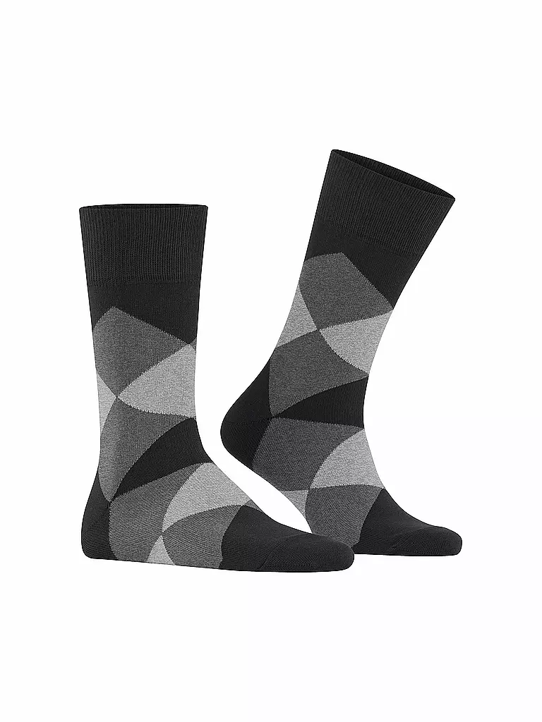 BURLINGTON | Herren Socken CLYDE 40-46 black | blau