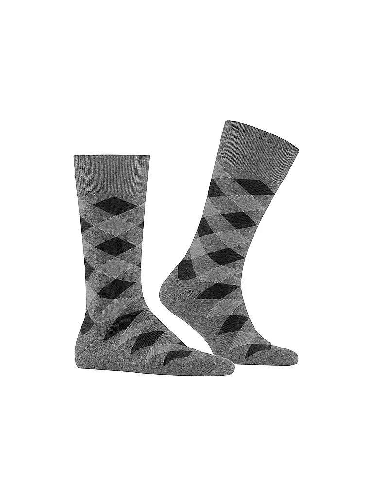 BURLINGTON | Herren Socken DANNY 40-46 light greymel. | hellblau