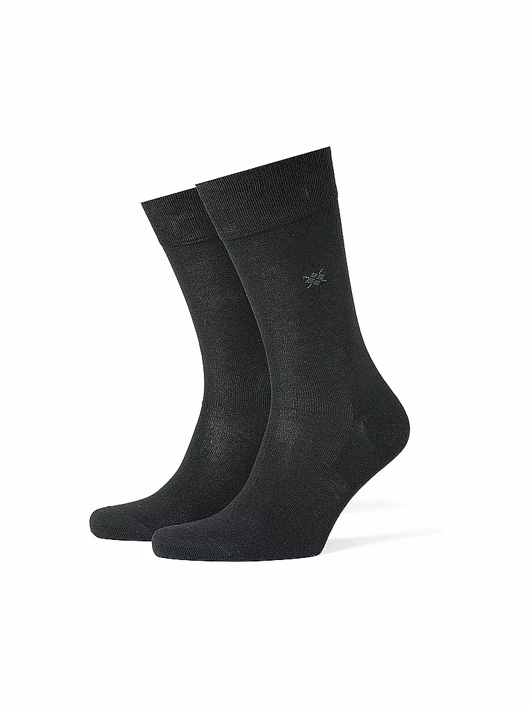 BURLINGTON | Herren Socken DUBLIN 40-46 schwarz | schwarz