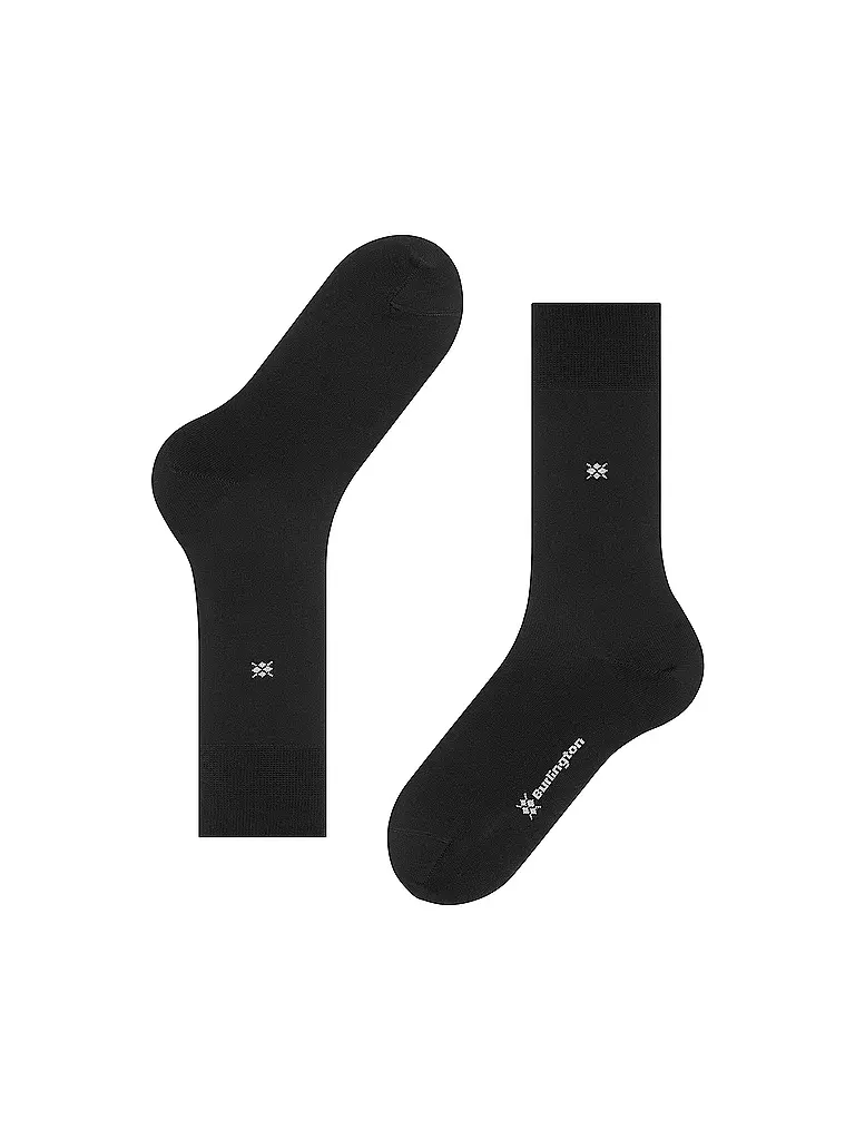 BURLINGTON | Herren Socken DUBLIN SO 40-46 black | schwarz