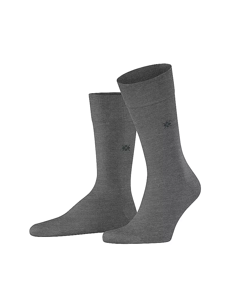 BURLINGTON | Herren Socken DUBLIN SO 40-46 steel mel. | hellgrau