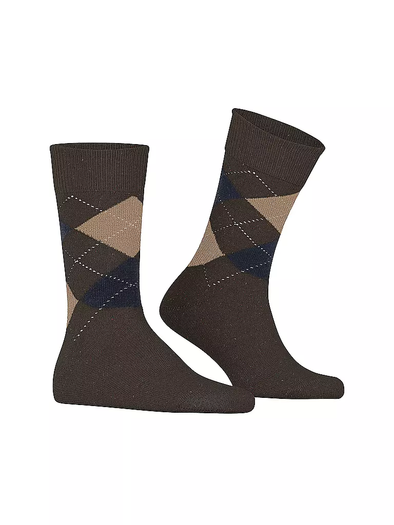 BURLINGTON | Herren Socken DUNDEE 40-46 buckeye mel | dunkelblau