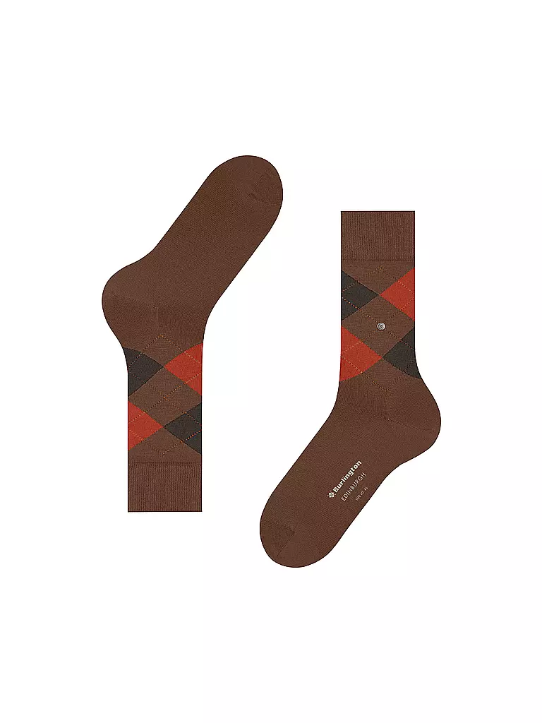 BURLINGTON | Herren Socken EDINBURGH 40-46 caramel | braun