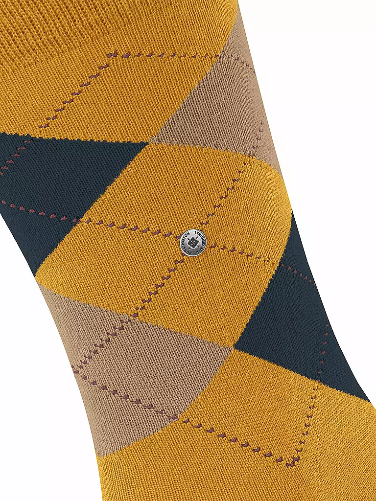 Burlington Herren-Socken 'Henley' – Gemustert, Baumwolle, Größe 40-46, 1 Paar